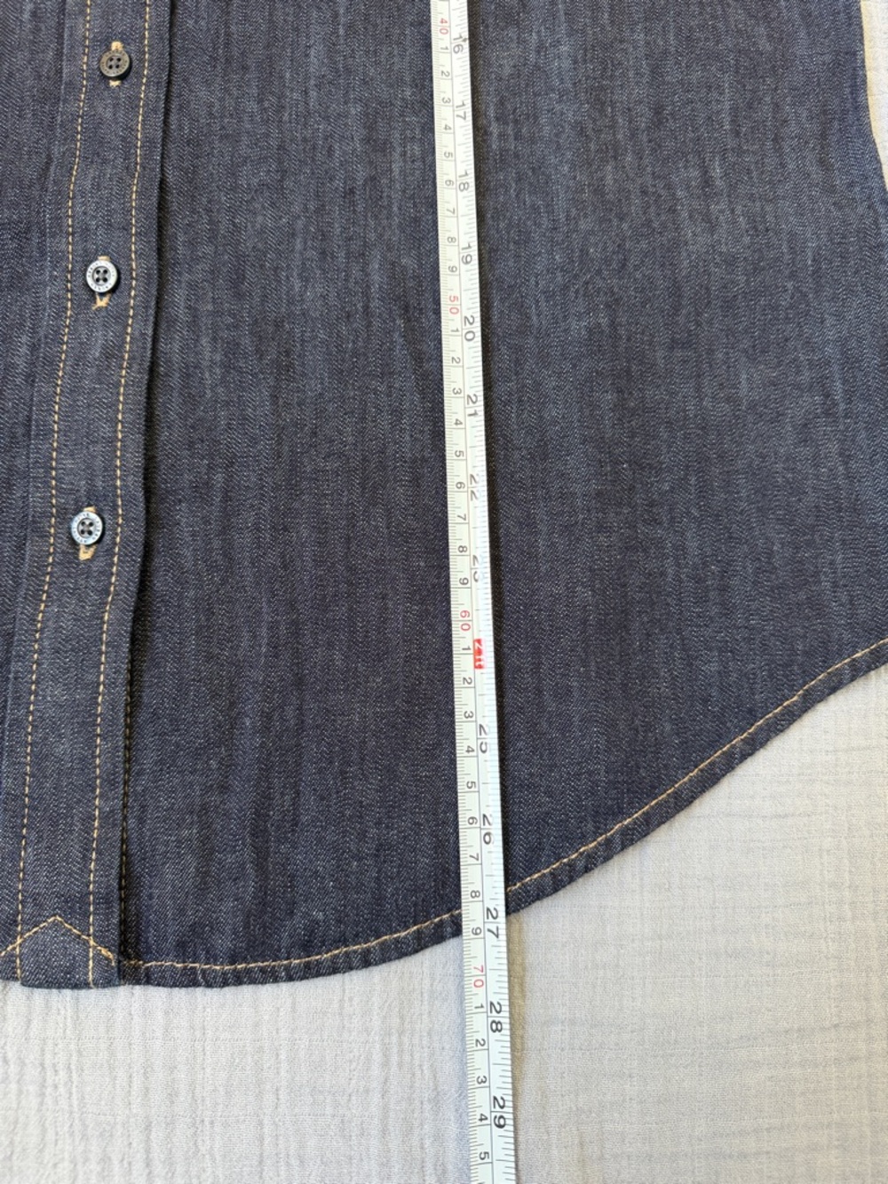 Lauren by Ralph Lauren Jamelko Classic Fit Denim Button-Up Shirt - NWOT - Picture 5 of 12